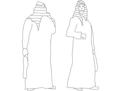 2 hombres árabes de negocios