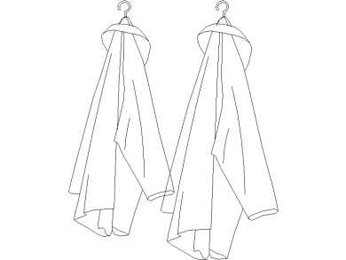 Impermeables colgando