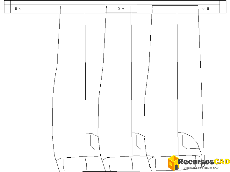 Bloques DWG de Pantalones Gratis para AutoCAD 2D - RecursosCAD