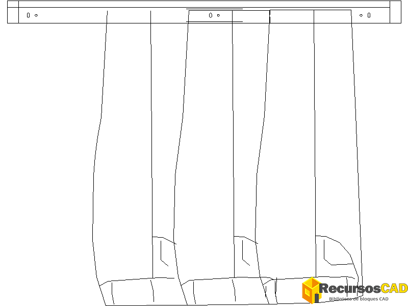 Pantalones colgados boca abajo