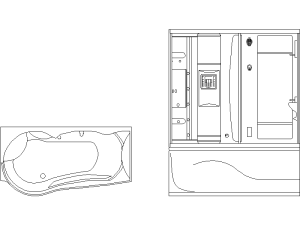 cabina hidromasaje autocad dwg dwg autocad bloque cad