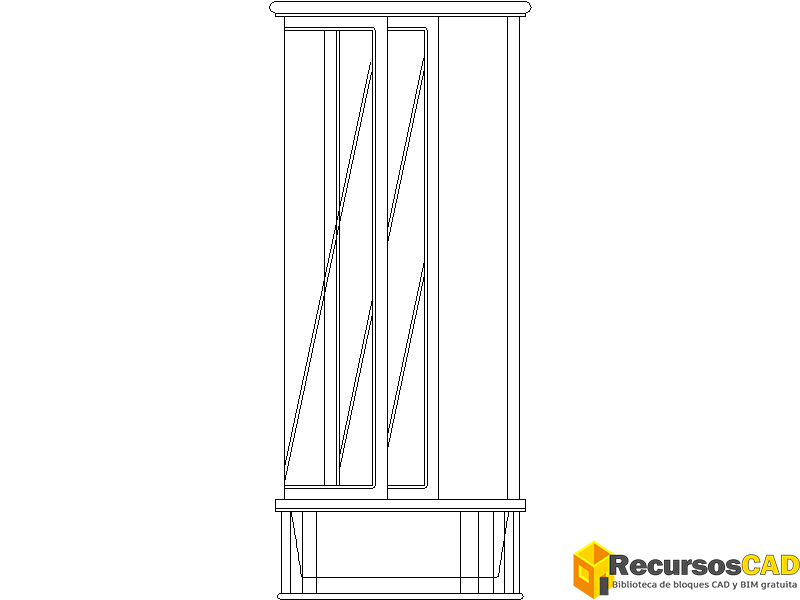 Duchas con mampara en AutoCAD vista alzado con medidas exactas