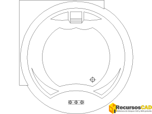 jacuzzi/bañera de hidromasaje redondo esquinero