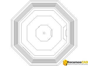 Jacuzzi octogonal diseño moderno