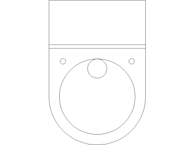 Inodoro 03 vista en planta