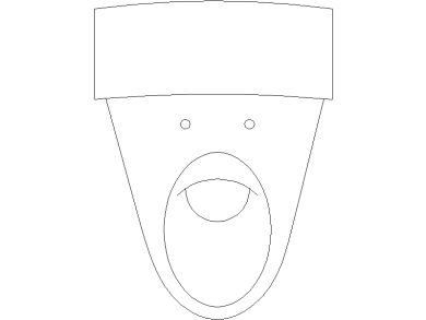 Inodoro en planta 04