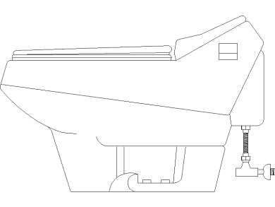 Inodoro con cisterna integrada