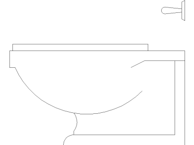 Inodoro tanque oculto