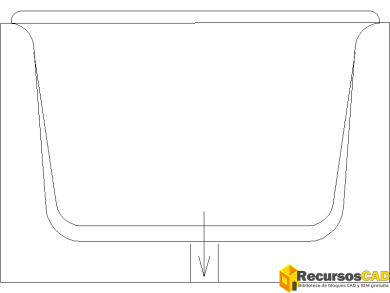 Bloques DWG de secciones tecnicas de baneras para AutoCAD
