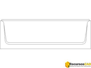 bloque bañera seccion autocad dwg dwg autocad bloque cad