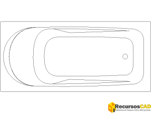 Bañera Roca Genova rectangualar