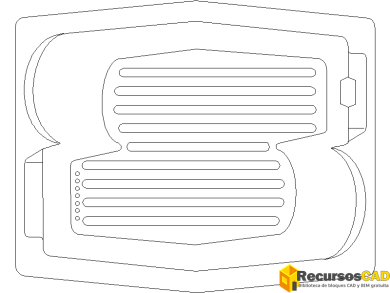 Descargar jacuzzi AutoCAD DWG Gratis – Bloque 2D baño spa