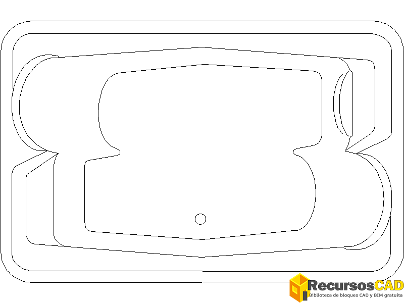 bañera autocad dwg descargar dwg autocad bloque cad