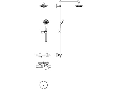 Columna de ducha monomando