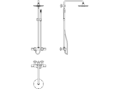 Columna de ducha monomando