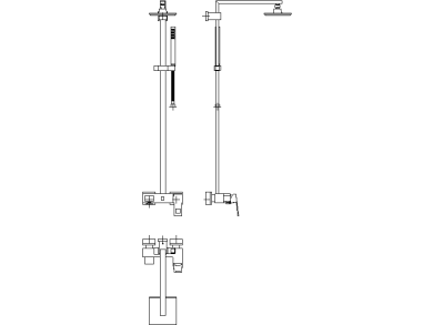 Grifo Columna de ducha monomando 4