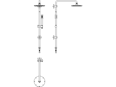 Grifo Columna de ducha monomando