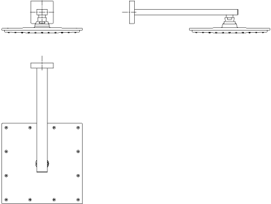 Grifo de ducha Empotrado