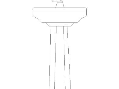 Lavabos con pedestal