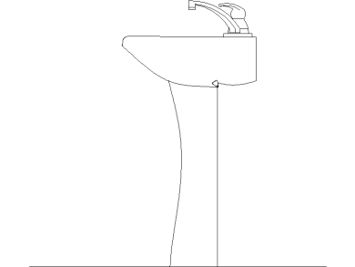 Lavabos vista lateral