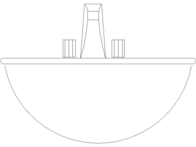 Lavabos 16 vista frontal