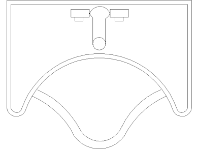 Urinario vista en planta 02