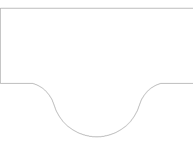 Urinario vista en planta