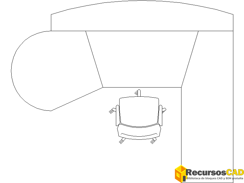 Mesa Escritorio rincón