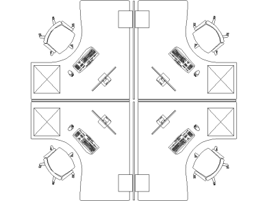 mesa puestos de trabajo