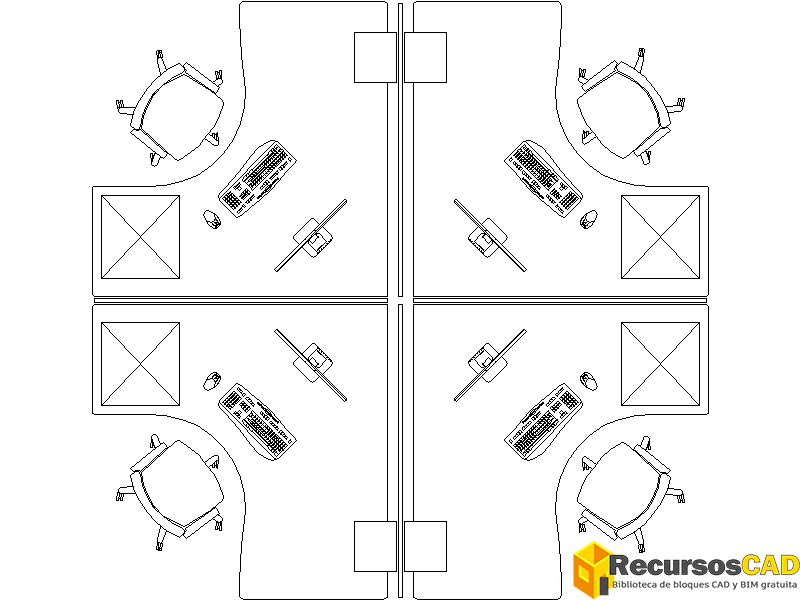 mesa puestos de trabajo