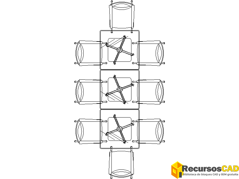 mesa de sala de reuniones