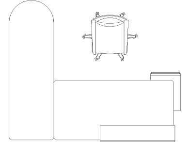 escritorio rinconero con silla