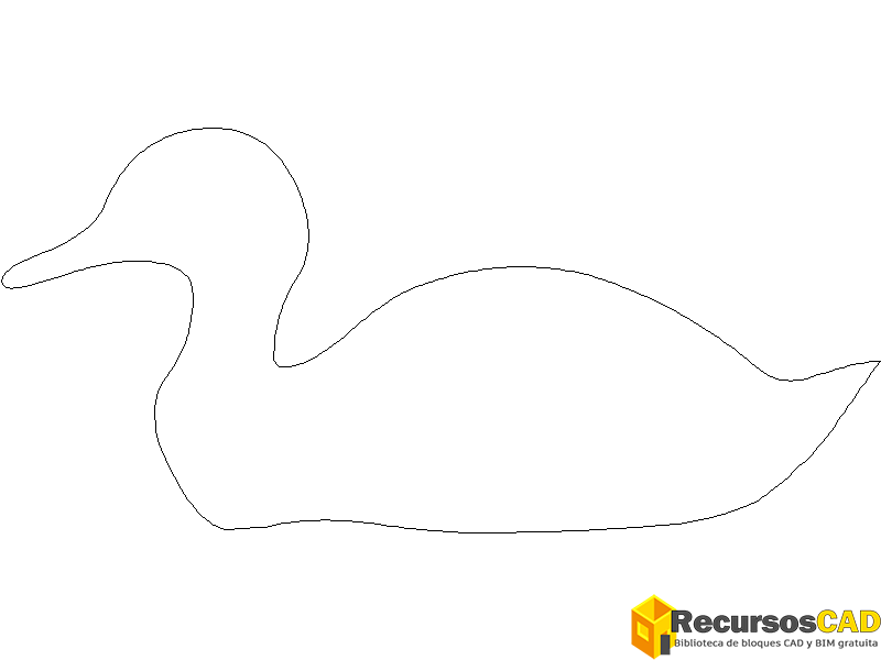 descargar pato autocad dwg gratis dwg autocad bloque cad