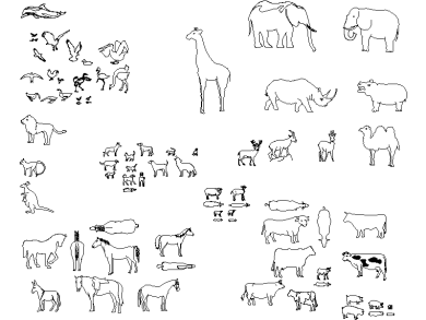 Pack de Bloques de Animales