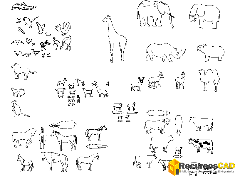 Pack de Bloques de Animales