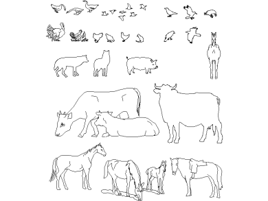 conjunto de animales 2