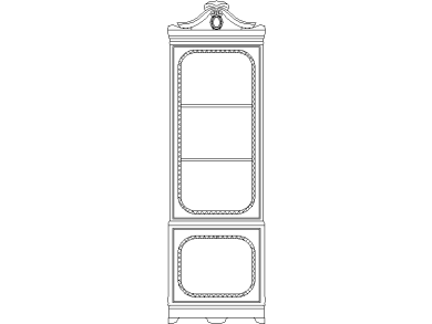 Vitrina Clásica Estilizada