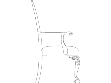 Bloques AutoCAD de sillas en planta y alzado, CAD blocks DWG gratis
