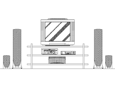 Equipos de audio para Home cinema vista frontal tipo 2