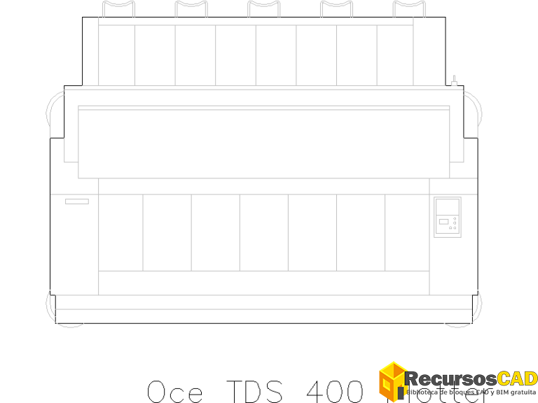 Bloques AutoCAD De Impresoras Fotocopiadoras Y Plotters En DWG bloques-autocad-de-impresoras-fotocopiadoras-y-plotters-en-dwg