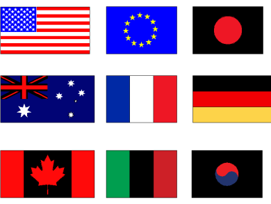 Las banderas más famosas