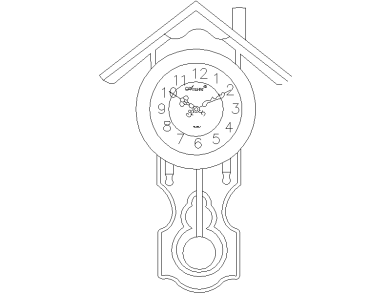 Relojes de Pared Antiguos, Modernos y Decorativos en DWG