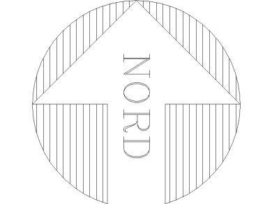 simbolo norte autocad 33