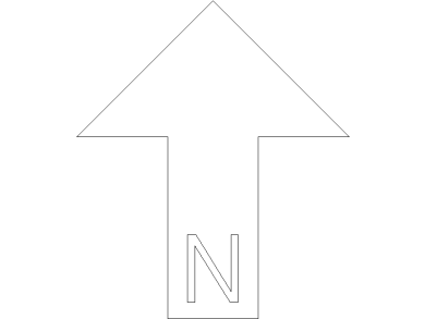 Símbolo Norte 39 Dibujo AutoCAD gratis