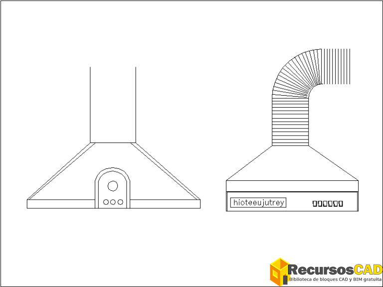 Bloque CAD de microondas – Descarga DWG gratis