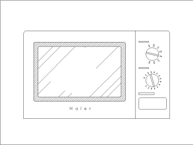 Bloque-autocad-Microondas-en-DWG