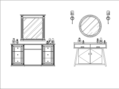 loque-autocad-Mobiliario-tocadores