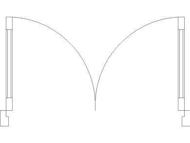 Bloques DWG de Puertas en Planta para AutoCAD