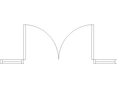 Bloques DWG de Puertas en Planta para AutoCAD
