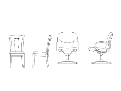 sillas-en-formato-dwg